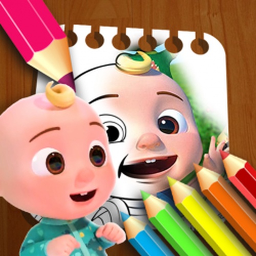 Cocomelon Coloring Book Puzzle