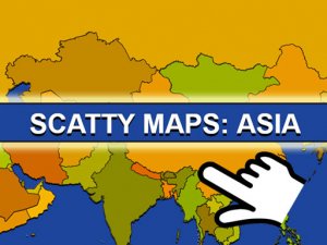 Scatty Maps: Asia Puzzle