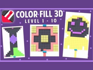 Color Fill 3D Puzzle