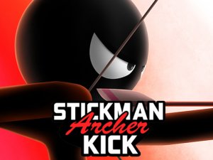 Stickman Archer Kick Action