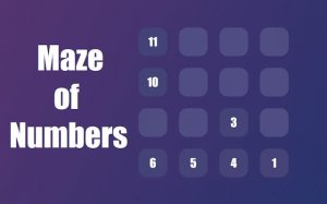 Maze of Numbers - Connect the Dots Puzzle Game