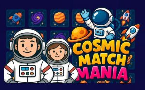 Cosmic Match Mania - Free Online Memory Puzzle Game