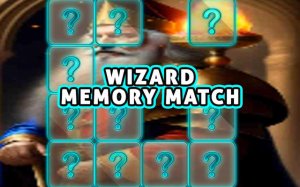 Wizard Memory Match Puzzle Game