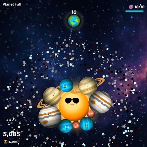 Planet Fall Space Puzzle