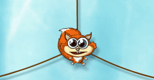 Nutty Yums Rope Cutting Game