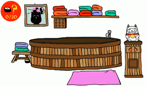 Cat in Japan Hidden Object Puzzle