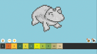 Color by Numbers: Pixel House Puzzle Game